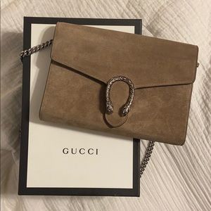 Gucci Dionysus Wallet on Chain Beige❤️